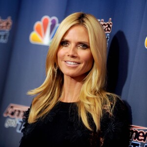 Heidi Klum - Arrivées des personnalités de l'émission "America's Got Talent" à New York, le 12 août 2015