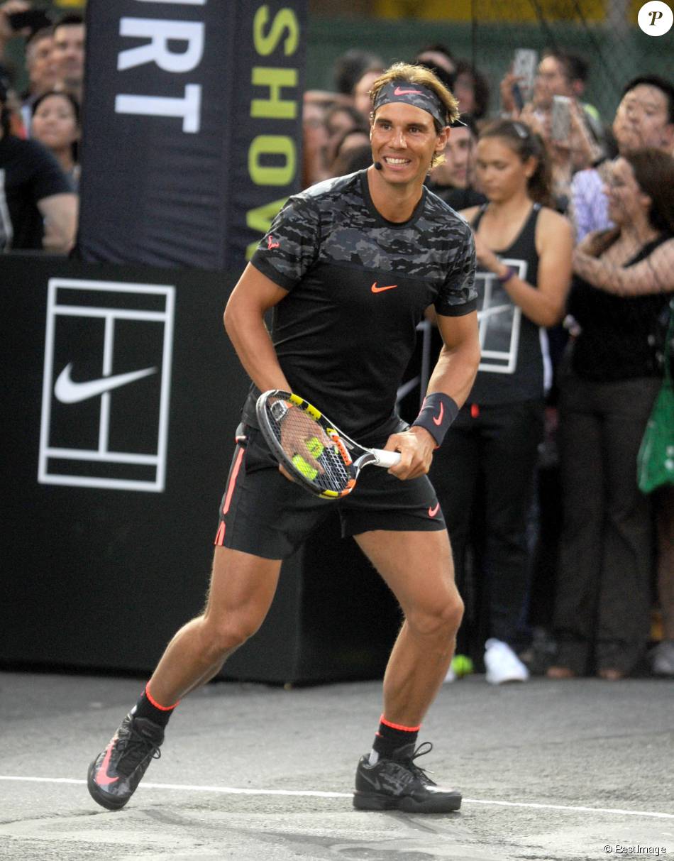 Rafael Nadal Les plus grands joueurs de tennis mondiaux ont fait une démonstration au Nike's
