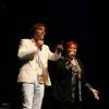 Olivier Villa et Fabienne Thibeault - Olivier Villa en concert à l'Olympia à Paris. Le 5 septembre 2015