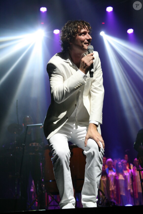 Olivier Villa - Olivier Villa en concert à l'Olympia à Paris. Le 5 septembre 2015