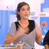 Carole Tolila (chroniqueuse) annonce être enceinte de son deuxième enfant dans Les Maternelles. Sur France 5, le 8 septembre 2015.