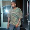 Kanye West quitte son appartement à Soho. New York, le 9 septembre 2015.