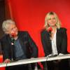 Marie Drucker, Georges Lang et Flavie Flament - Conférence de rentrée de RTL à Paris. Le 8 septembre 2015 08/09/2015 - Paris