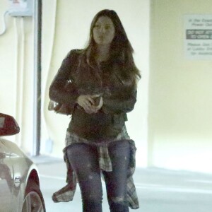 Exclusif - Justin Timberlake et Jessica Biel ( Enceinte) ont déjeuné à Santa Monica Los Angeles, le 07 Février 2015
