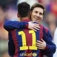  Lionel Messi et Neymar &agrave; Barcelone le 15 f&eacute;vrier 2015.&nbsp; 