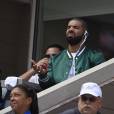 Drake lors des demi-finales de l'US Open à l'USTA Billie Jean King National Tennis Center de Flushing dans le Queens à New York, le 11 septembre 2015