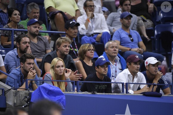 Bastian Baker lors des demi-finales de l'US Open à l'USTA Billie Jean King National Tennis Center de Flushing dans le Queens à New York, le 11 septembre 2015