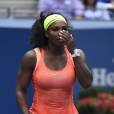 Serena Williams lors de sa demi-finale de l'US Open à l'USTA Billie Jean King National Tennis Center de Flushing dans le Queens à New York, le 11 septembre 2015