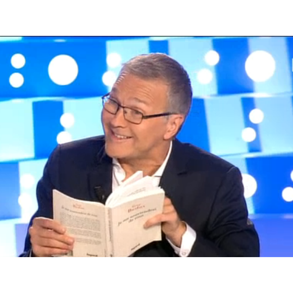 Laurent Ruquier, sur le plateau d'On n'est pas couché, le samedi 12 septembre 2015.