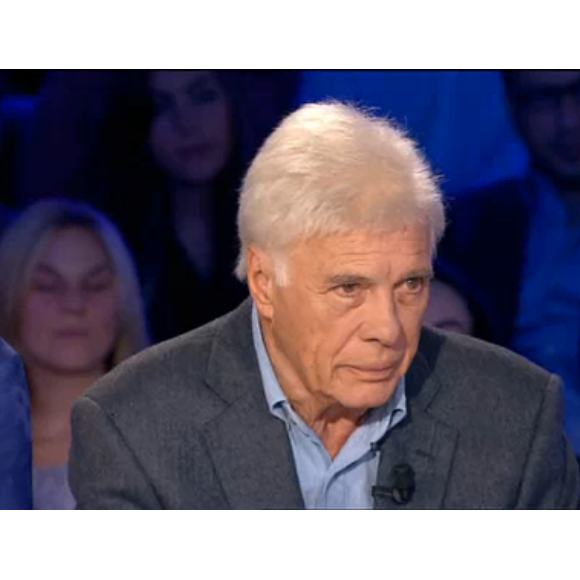 Guy Bedos, invité sur le plateau d'On n'est pas couché, le samedi 12 septembre 2015.