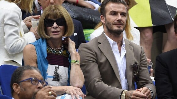 Anna Wintour charmée par David Beckham, malgré la déception de l'US Open
