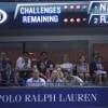 Lindsey Vonn, Gavin Rossdale et les jumelles de Roger Federer lors de la finale de l'US Open à l'USTA Billie Jean King National Tennis Center de Flushing dans le Queens à New York le 13 septembre 2015