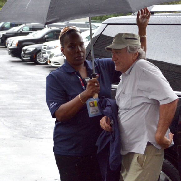 Robert De Niro lors de la finale de l'US Open à l'USTA Billie Jean King National Tennis Center de Flushing dans le Queens à New York le 13 septembre 2015