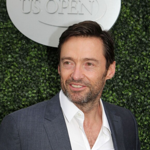 Hugh Jackman lors de la finale de l'US Open à l'USTA Billie Jean King National Tennis Center de Flushing dans le Queens à New York le 13 septembre 2015