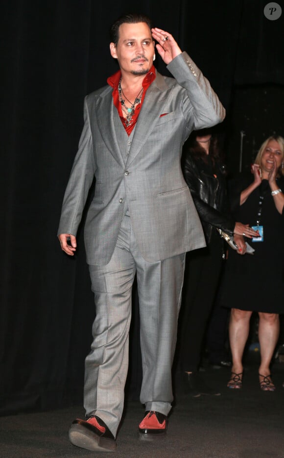 Johnny Depp - Avant-première du film "Black Mass" lors du Festival International du film de Toronto, le 14 septembre 2015. 