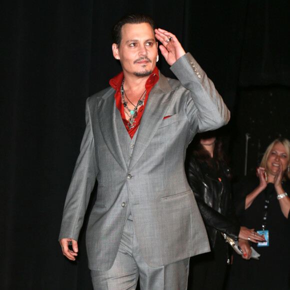 Johnny Depp - Avant-première du film "Black Mass" lors du Festival International du film de Toronto, le 14 septembre 2015. 