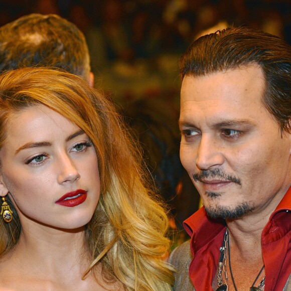 Johnny Depp et Amber Heard à l'avant-première du film "Black Mass" lors du Festival International du film de Toronto, le 14 septembre 2015.