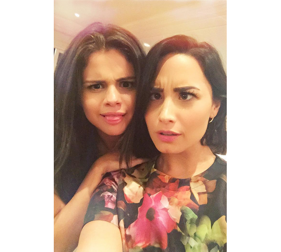 Demi Lovato et sa meilleure amie Selena Gomez / photo postée sur le compte Instagram de la chanteuse.