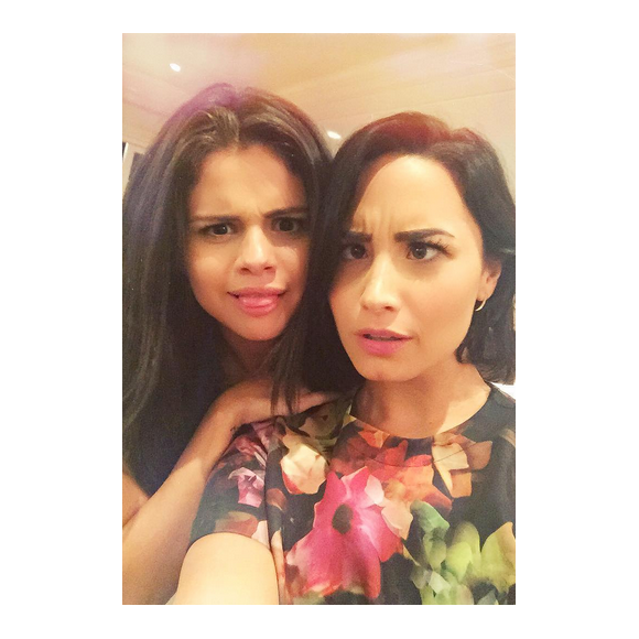 Demi Lovato et sa meilleure amie Selena Gomez / photo postée sur le compte Instagram de la chanteuse.