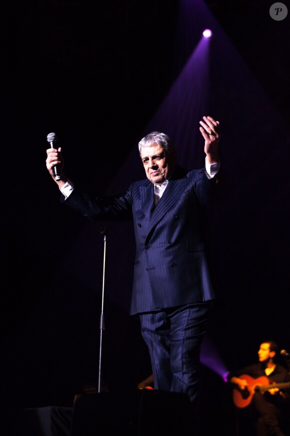 Enrico Macias en concert au Cannet, le 28 mars 2015