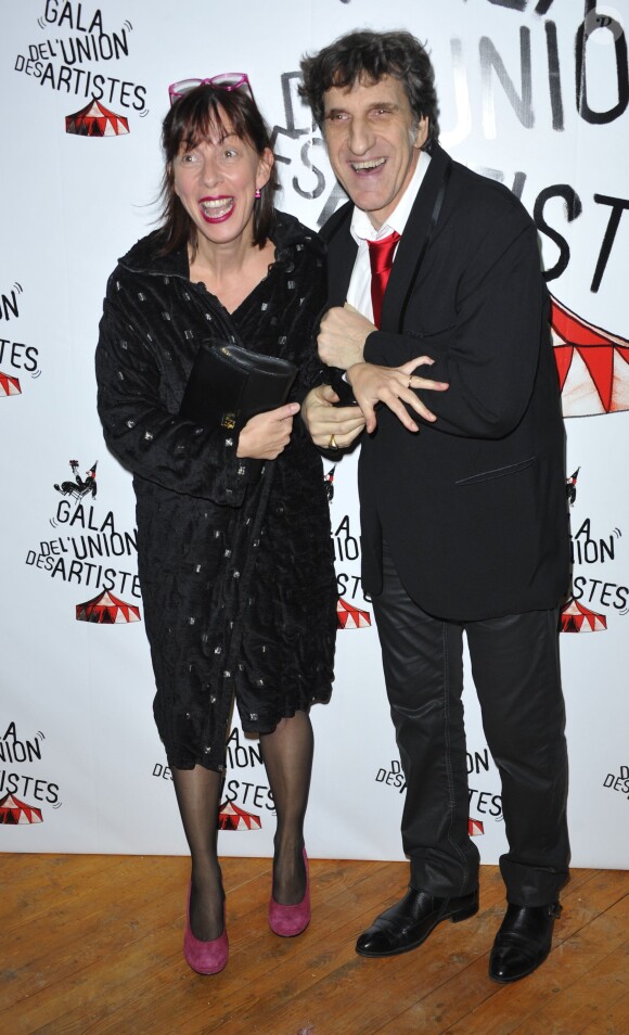 Corinne et Gilles Benizio, alias Shirley et Dino - 51eme Gala de l'Union Des Artistes au Cirque Alexis Gruss a Paris le 12 Novembre 2012.