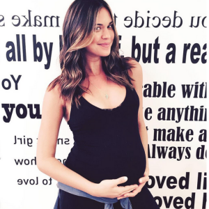 Odette Annable enceinte de son premier enfant / photo postée sur Instagram.