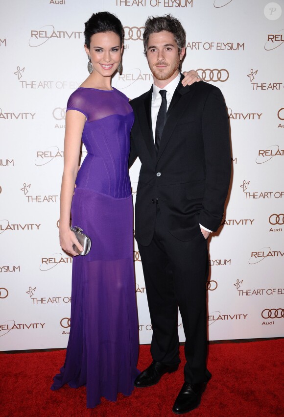 Dave Annable et Odette Annable à la soirée de gala Elysium Heaven à Los Angeles, le 14 janvier 2012