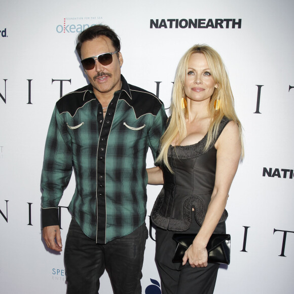 David LaChapelle, Pamela Anderson - Avant-première du film "Unity" à Los Angeles, le 24 juin 2015.