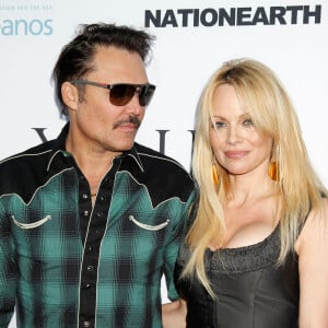 David LaChapelle, Pamela Anderson - Avant-première du film "Unity" à Los Angeles, le 24 juin 2015