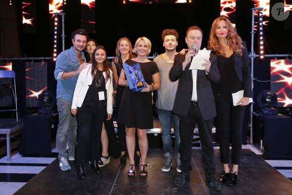 Exclusif - Le jury présidé par Kev Adams et la gagnante de la 5 ème édition du festival "Les Écrans de L'Humour" à Marseille le 12 septembre 2015