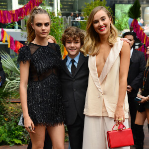 Cara Delevingne, Levi Miller et Suki Waterhouse - Première du film Pan à Londres le 20 septembre 2015.