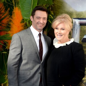 Hugh Jackman et sa femme Deborra-Lee Furness à l'avant-première mondiale du film Pan à Londres le 20 septembre 2015.