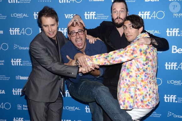 Sam Rockwell, Paco Cabezas, Michael Eklund et Max Landis au Toronto International Film Festival le 19 septembre 2015.