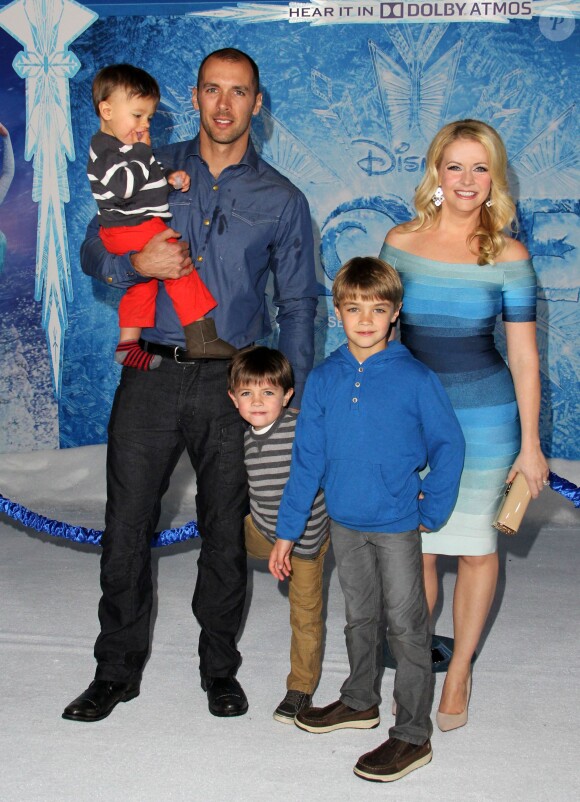 Melissa Joan Hart - Personnalites lors de la premiere mondiale du nouveau dessin anime Walt Disney 'Frozen' a Hollywood, le 19 novembre 2013.