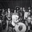 David Beckham et ses amis du cirque - Image tirée du court-métrage Outlaws de Belstaff