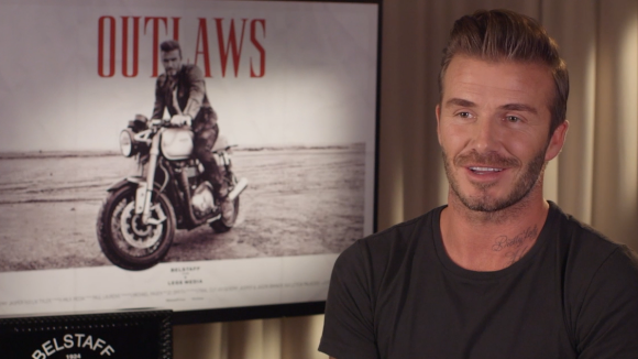 David Beckham revient sur son expérience en tant qu'acteur pour le cout-métrage Outlaws de Belstaff