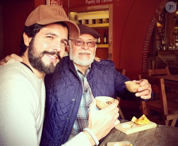 Alejandro Gomez Montverde et son père Juan Manuel / photo postée sur Instagram.