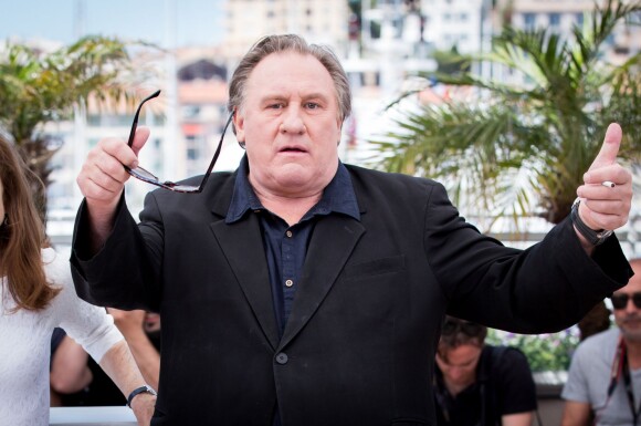 Gérard Depardieu - Photocall du film "Valley of Love" lors du 68e festival de Cannes le 21 mai 2015.