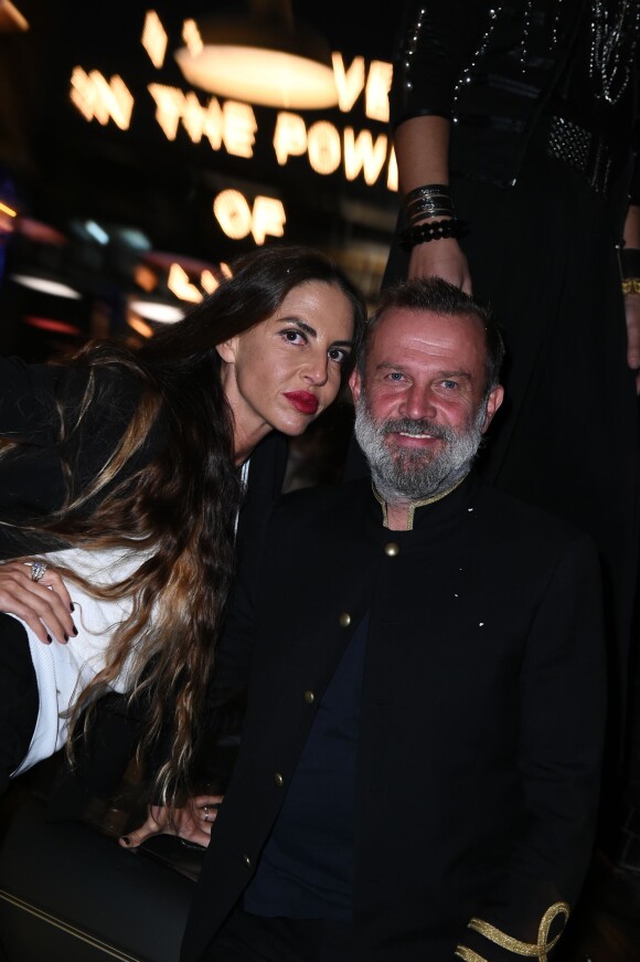 Benedetta Mazzini et Robert Rabensteiner - Arrivées à la soirée Givenchy pendant la fashion week de Milan le 25 septembre 2015. Woman Fashion Week S/S 2016 Party Givency_arrivals Italy-Milan 25-september-201525/09/2015 - Milan