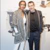 Exclusif - Sonia Rolland et son compagnon Jalil Lespert - Présentation au Palais de Tokyo le 24 septembre 2015 de l'exposition "Avant-Première Classe" qui lève le voile sur le futur siège TGV première classe et présente les coulisses de sa conception.