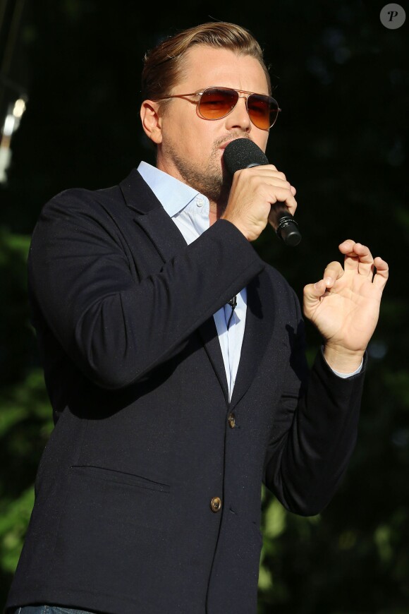 Leonardo DiCaprio au Global Citizen Festival à New York, le 26 septembre 2015.
