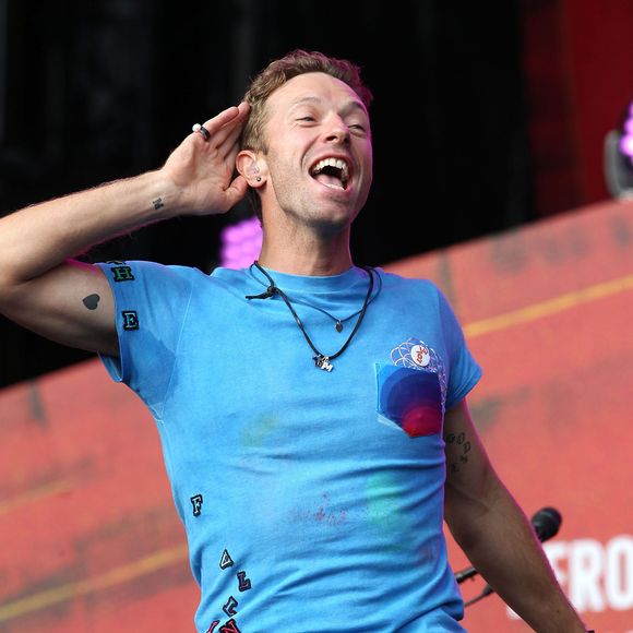 Coldplay et son leader Chris Martin au Global Citizen Festival à New York, le 26 septembre 2015.