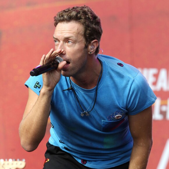 Coldplay et son leader Chris Martin au Global Citizen Festival à New York, le 26 septembre 2015.