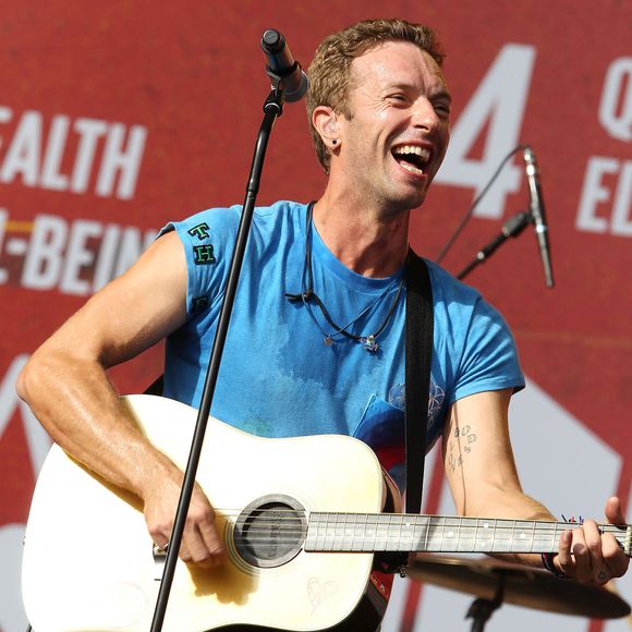 Coldplay et son leader Chris Martin au Global Citizen Festival à New York, le 26 septembre 2015.