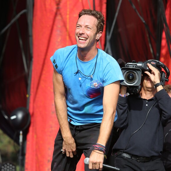 Coldplay et son leader Chris Martin au Global Citizen Festival à New York, le 26 septembre 2015.