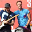 Coldplay et son leader Chris Martin au Global Citizen Festival à New York, le 26 septembre 2015.