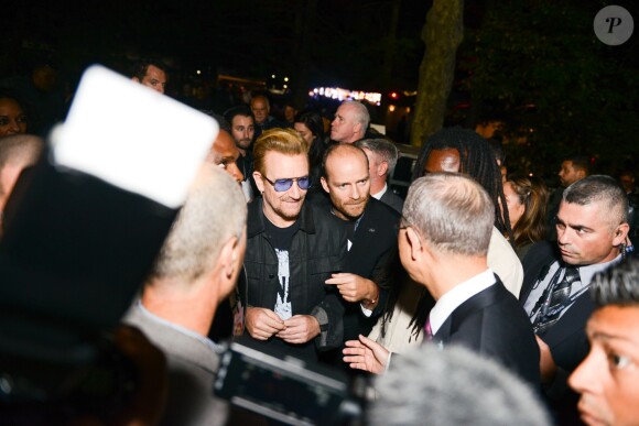 Bono, Ban Ki-moon au Global Citizen Festival à New York, le 26 septembre 2015.