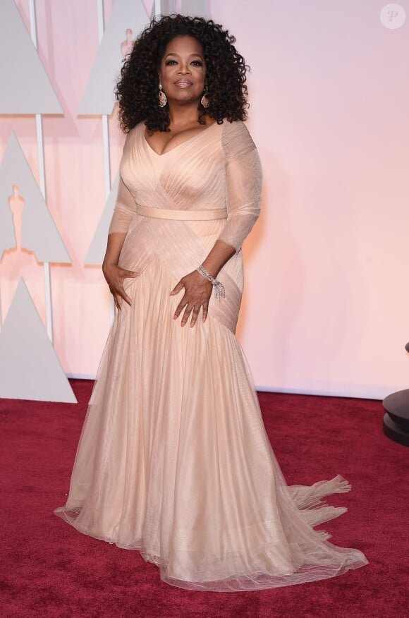 Oprah Winfrey - People à la 87ème cérémonie des Oscars à Hollywood le 22 février 2015