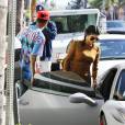 Kylie Jenner et son petit ami Tyga de sortie à Culver City, le 29 septembre 2015.