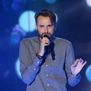 Christophe Willem - Enregistrement de l'émission "Vivement Dimanche" consacrée à Chrsitophe Willem, à Paris le 29 Septembre 2015. Diffusion le 4 octobre 2015.